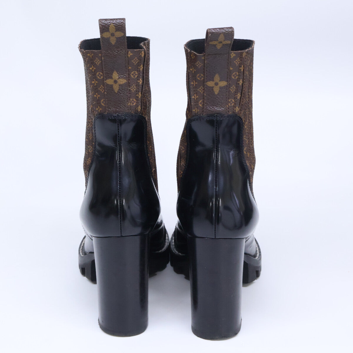 LOUIS VUITTON ルイヴィトン M12267 スタートレイルライン モノグラム レザー アンクルブーツ シューズ