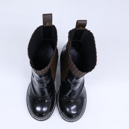 LOUIS VUITTON ルイヴィトン M12267 スタートレイルライン モノグラム レザー アンクルブーツ シューズ