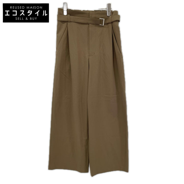 allureville アルアバイル 26年 ベージュ ファインTRヨークレスパンツ ボトムス