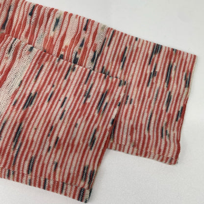 MISSONI ミッソーニ レッド系 ウール ボーダー ロング カーディガン トップス