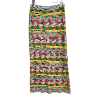 MISSONI ミッソーニ マルチカラー ウールレーヨン ニット ロングスカート スカート