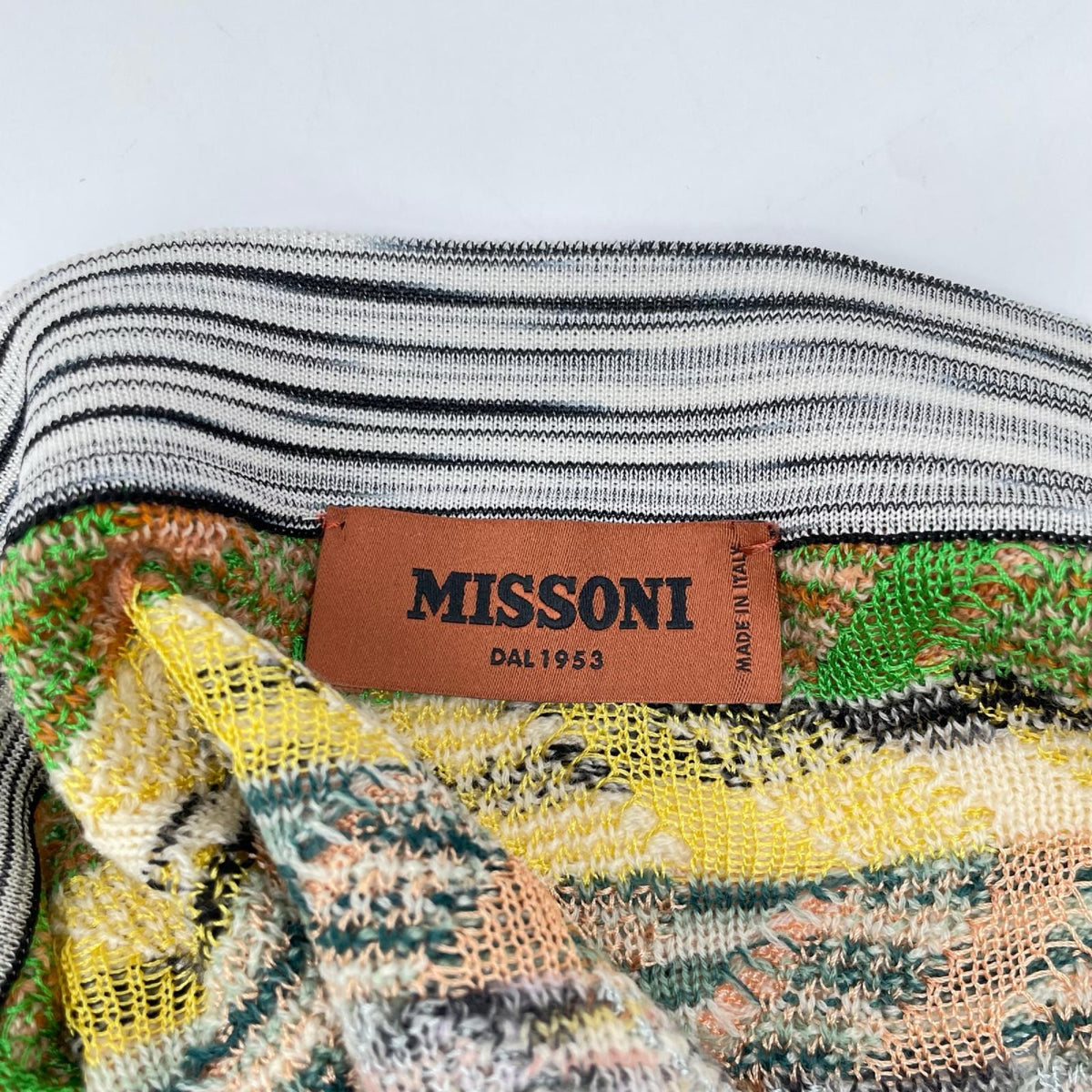 MISSONI ミッソーニ マルチカラー ウールレーヨン ニット ロングスカート スカート