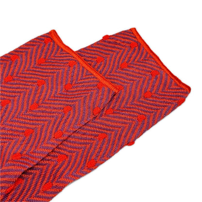 MISSONI ミッソーニ レッド系 リネンコットン混 ジグザグ柄 ワンピース ワンピース