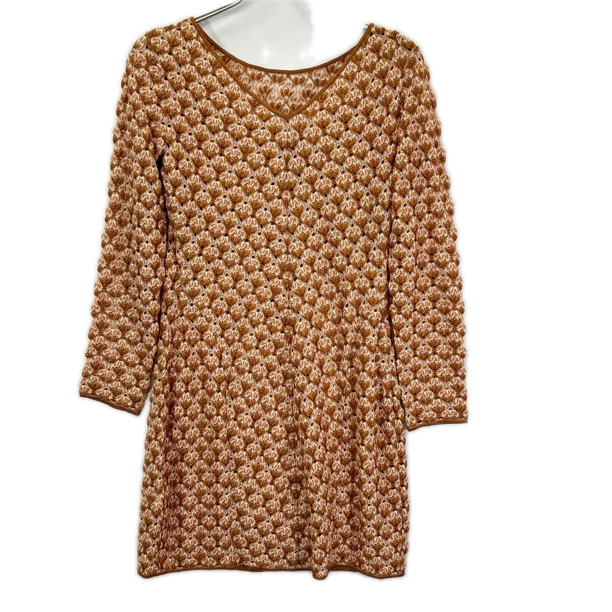 MISSONI ミッソーニ OPMDSS0160 ブラウン レーヨンリネン レース ワンピース ワンピース