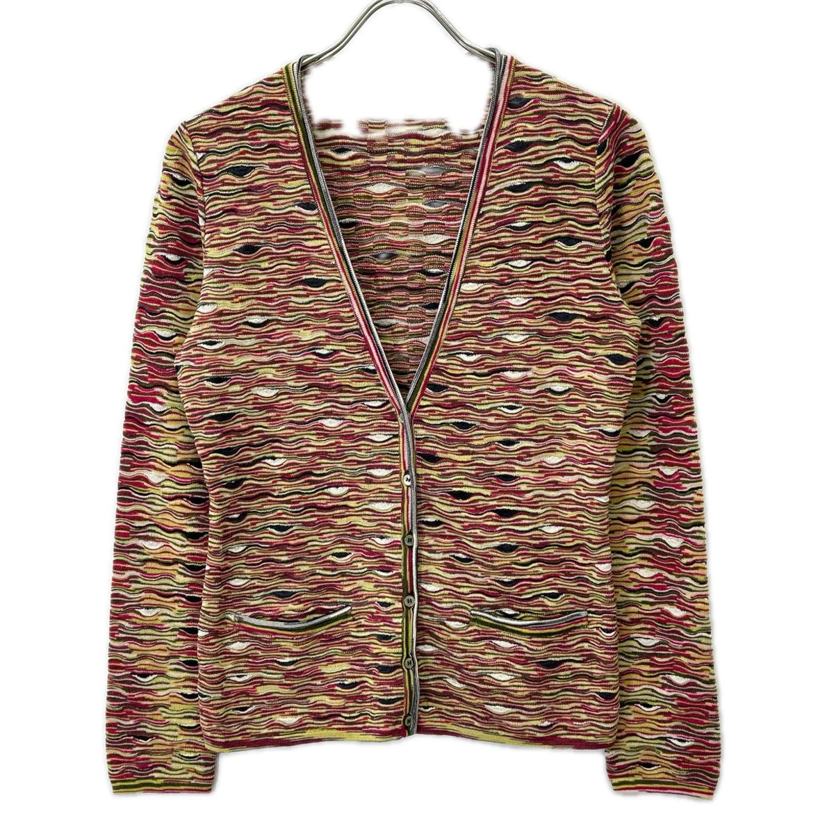 MISSONI ミッソーニ マルチカラー ウールシルク ニット カーディガン トップス
