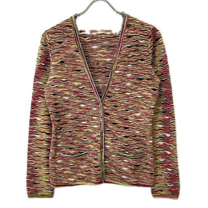 MISSONI ミッソーニ マルチカラー ウールシルク ニット カーディガン トップス