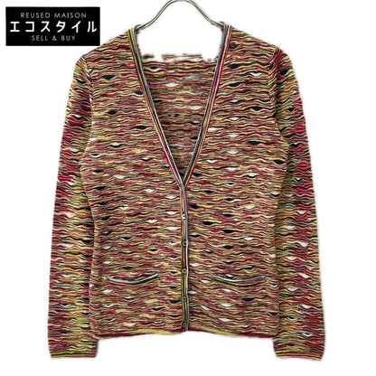 MISSONI ミッソーニ マルチカラー ウールシルク ニット カーディガン トップス