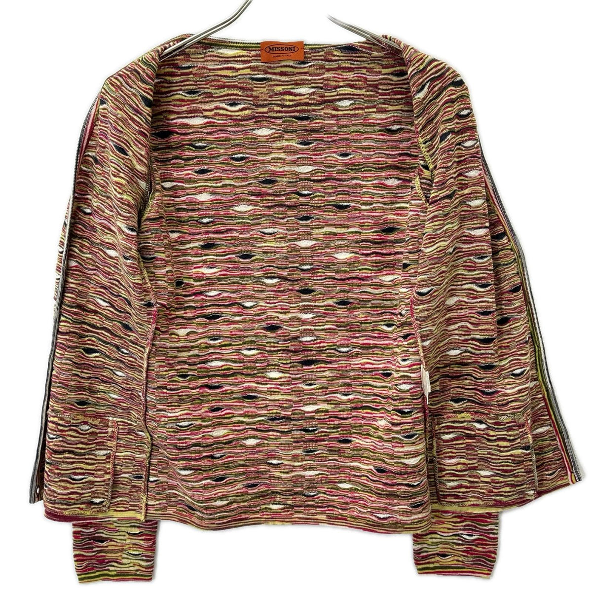 MISSONI ミッソーニ マルチカラー ウールシルク ニット カーディガン トップス
