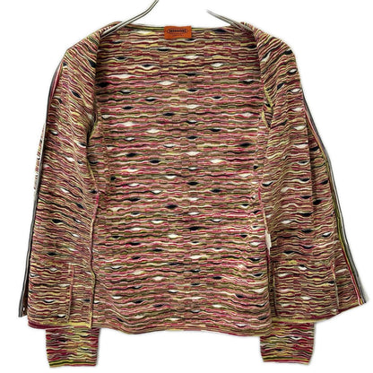 MISSONI ミッソーニ マルチカラー ウールシルク ニット カーディガン トップス