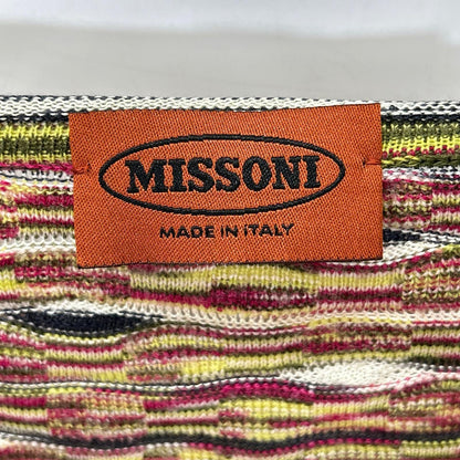MISSONI ミッソーニ マルチカラー ウールシルク ニット カーディガン トップス