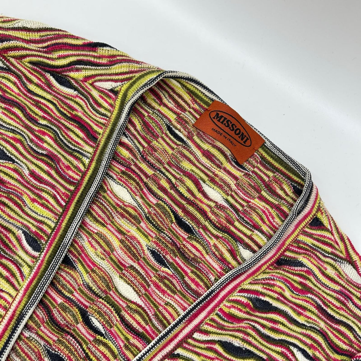 MISSONI ミッソーニ マルチカラー ウールシルク ニット カーディガン トップス