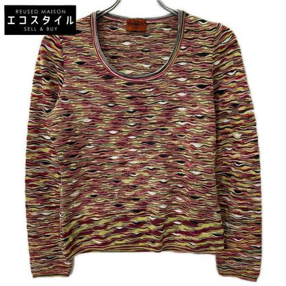 MISSONI ミッソーニ マルチカラー ウールシルク ニット プルオーバー トップス
