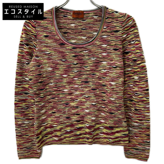 MISSONI ミッソーニ マルチカラー ウールシルク ニット プルオーバー トップス