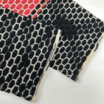 M Missoni エムミッソーニ レッド系 ウールレーヨン Vネック ニットソー トップス