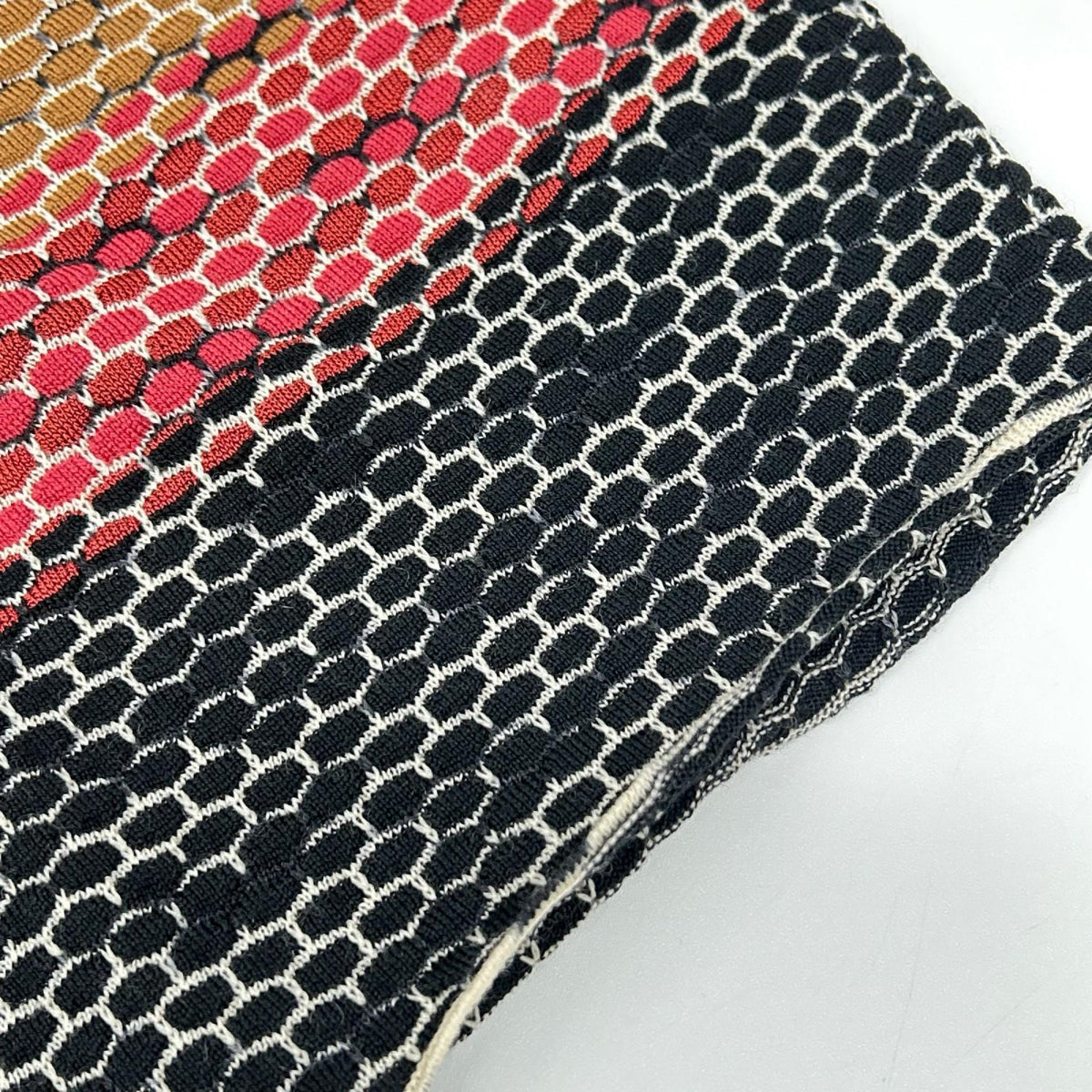 M Missoni エムミッソーニ レッド系 ウールレーヨン Vネック ニットソー トップス