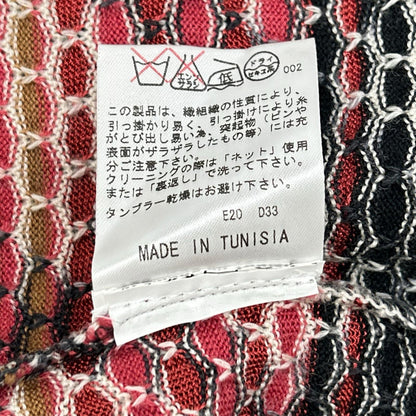 M Missoni エムミッソーニ レッド系 ウールレーヨン Vネック ニット カーディガン トップス