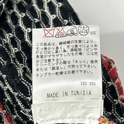 M Missoni エムミッソーニ レッド系 ウールレーヨン Vネック ニット ワンピース ワンピース