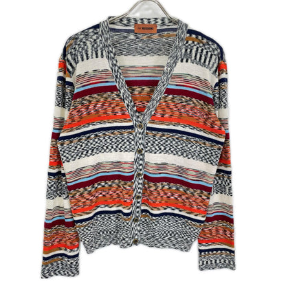 MISSONI ミッソーニ 22年 DS22WM0R マルチカラー ウール ニット カーディガン トップス
