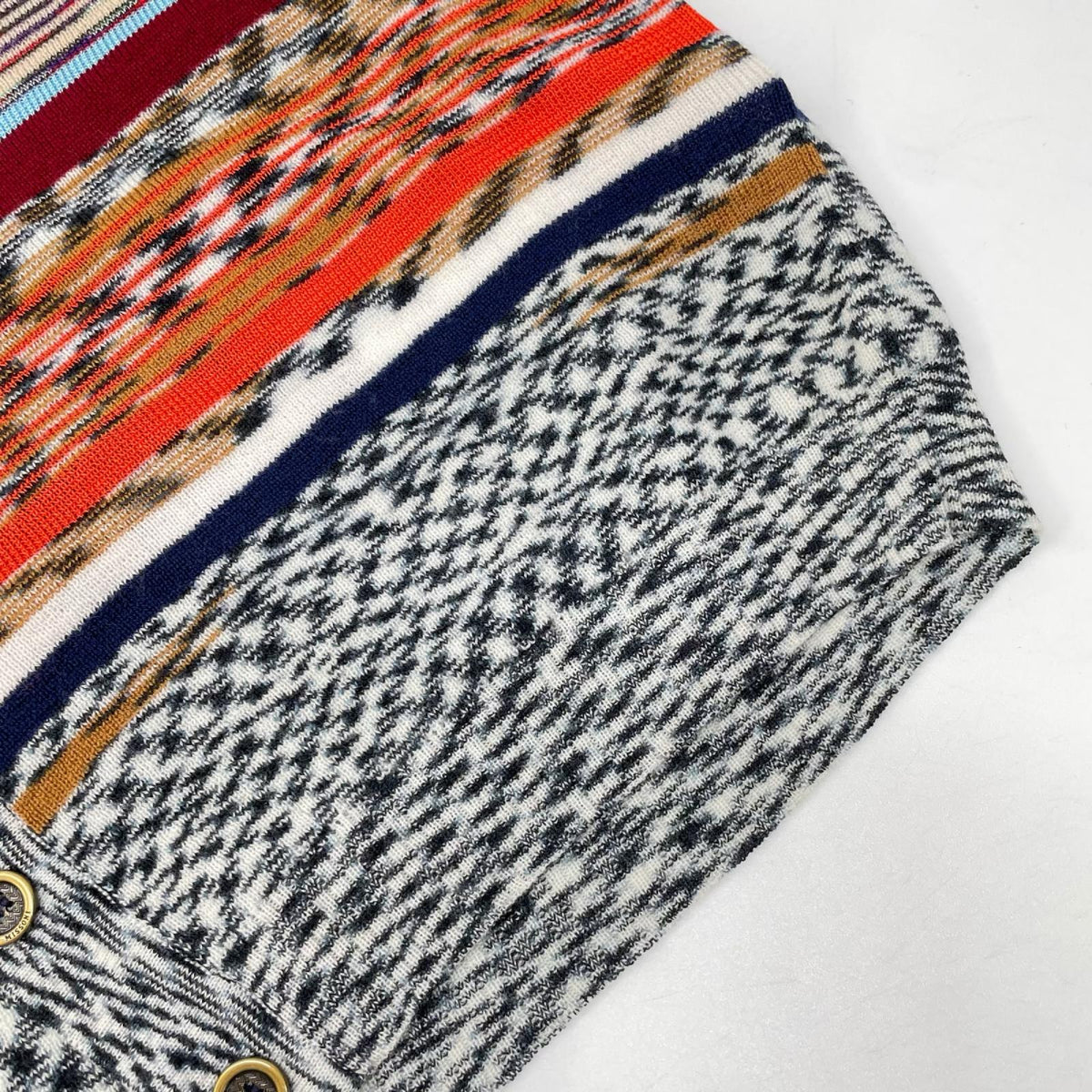 MISSONI ミッソーニ 22年 DS22WM0R マルチカラー ウール ニット カーディガン トップス