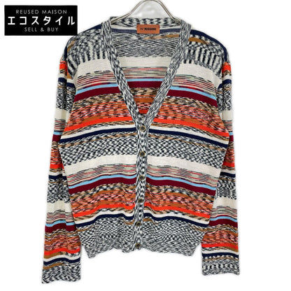 MISSONI ミッソーニ 22年 DS22WM0R マルチカラー ウール ニット カーディガン トップス