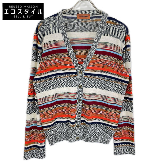 MISSONI ミッソーニ 22年 DS22WM0R マルチカラー ウール ニット カーディガン トップス