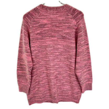 MISSONI ミッソーニ ピンク×グレー ウールレーヨン ニット カーディガン トップス