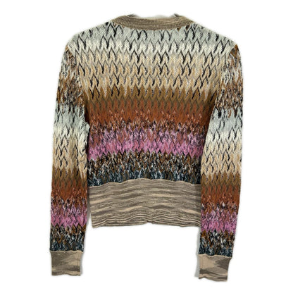 MISSONI ミッソーニ 22年 DS22WM0F ブラウン系 マルチカラー ウール カーディガン トップス