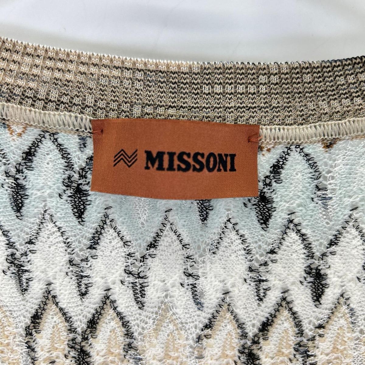 MISSONI ミッソーニ 22年 DS22WM0F ブラウン系 マルチカラー ウール カーディガン トップス