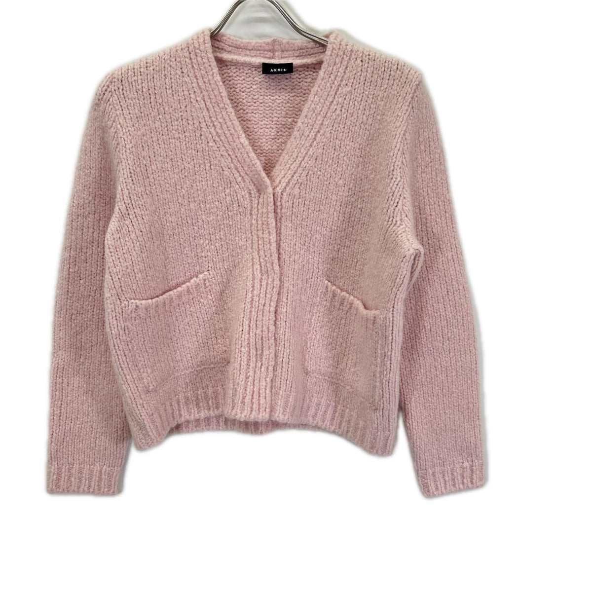 Akris アクリス ピンク カシミヤ カーディガン トップス