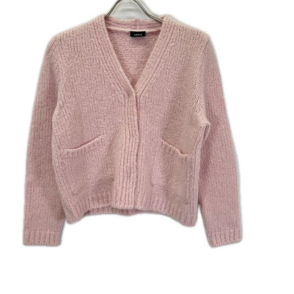 Akris アクリス ピンク カシミヤ カーディガン トップス