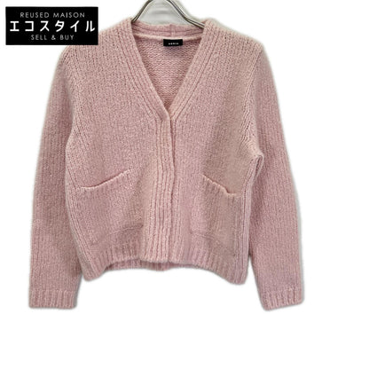 Akris アクリス ピンク カシミヤ カーディガン トップス