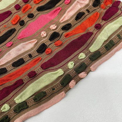 MISSONI ミッソーニ ベージュ系 マルチカラー レーヨン ノースリーブ ワンピース ワンピース