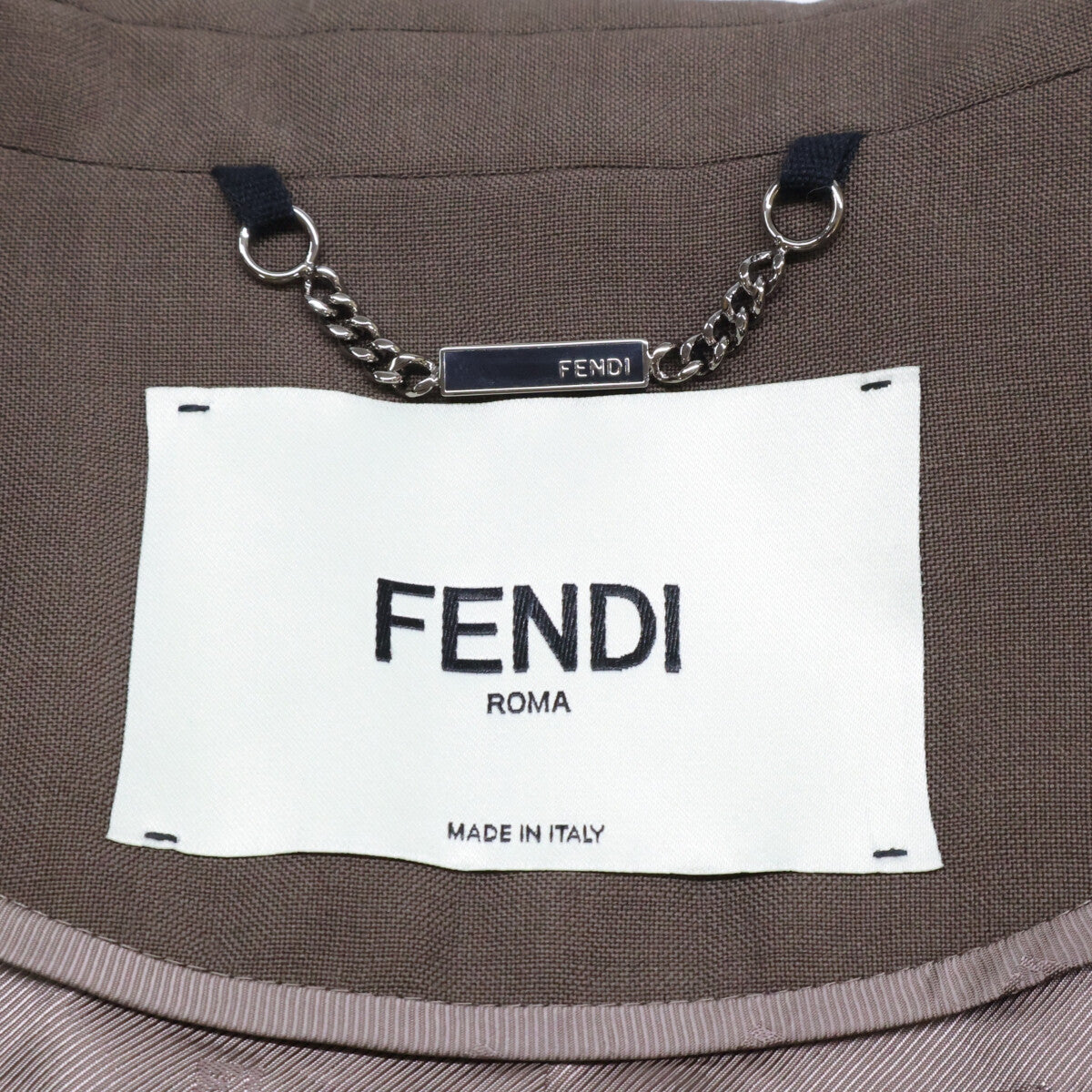 FENDI フェンディ 24年 FJ7624 AQ3H ブラウン ウール テーラードジャケット ジャケット