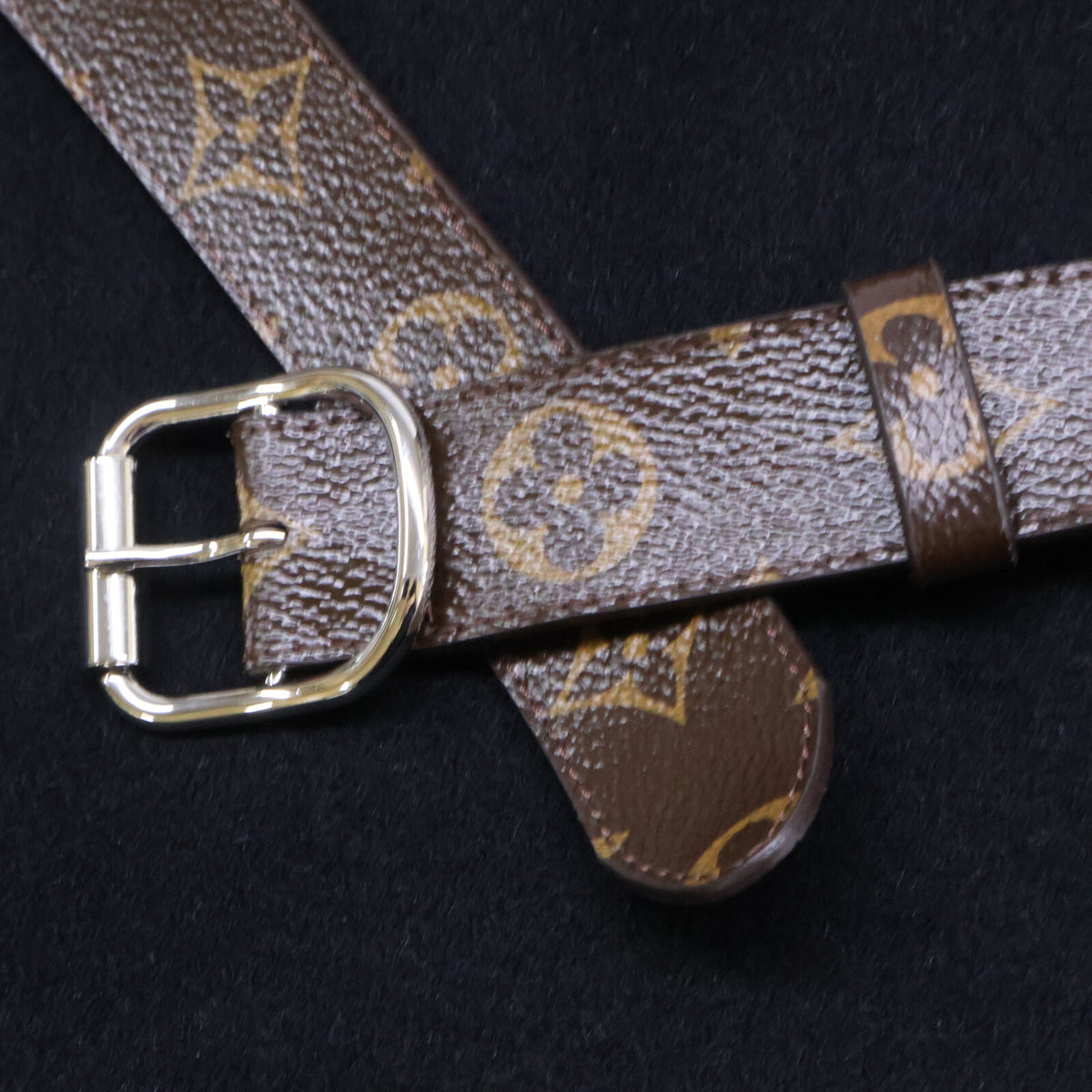 LOUIS VUITTON ルイヴィトン 新品未使用 国内正規 FHC030NUV ベルト付き 裏地モノグラム シルク混ウール ロング コート