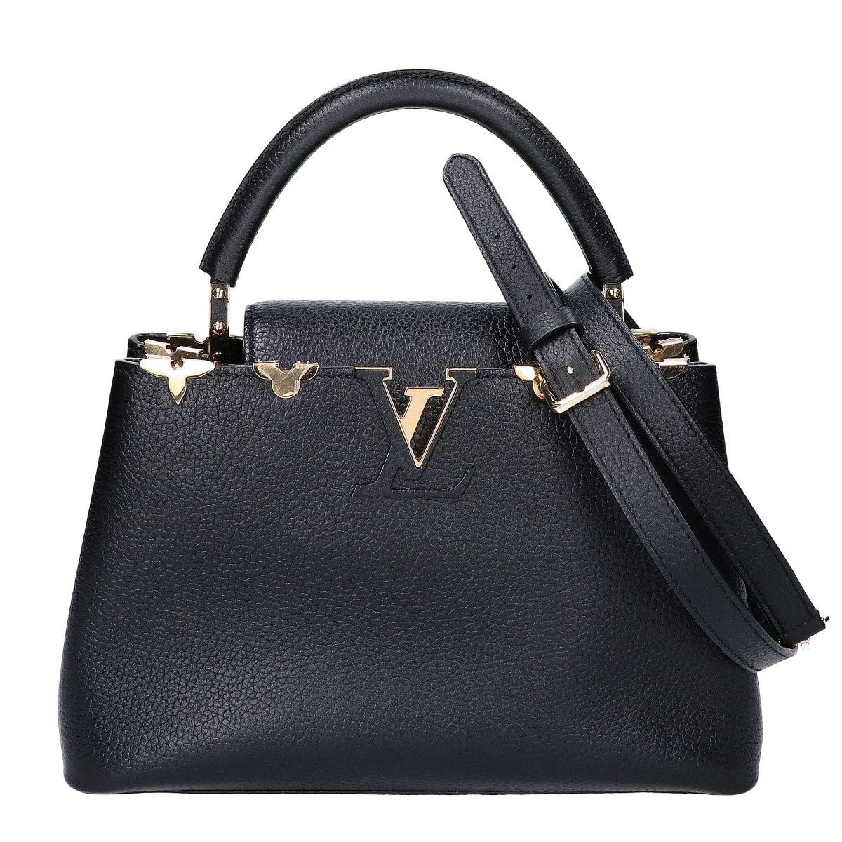 LOUIS VUITTON ルイヴィトン 美品 M54663 カプシーヌMM トリヨンレザー 2WAYショルダーハバッグ ハンドバッグ