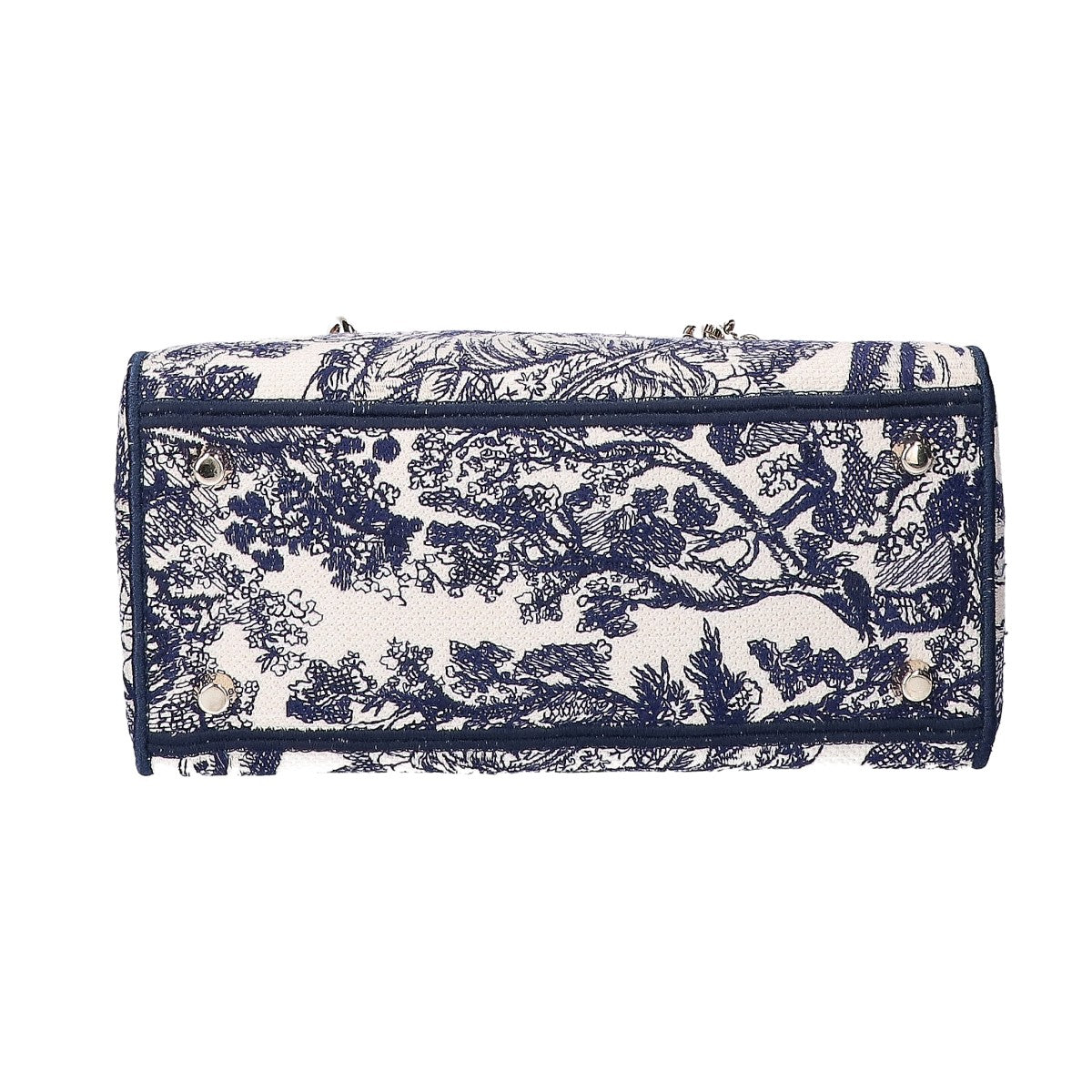 Christian Dior クリスチャンディオール 美品 LADY D-LITE ミディアム トワルドゥジュイ エンブロイダリー 2WAYショルダーバッグ ハンドバッグ