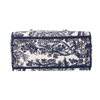 Christian Dior クリスチャンディオール 美品 LADY D-LITE ミディアム トワルドゥジュイ エンブロイダリー 2WAYショルダーバッグ ハンドバッグ