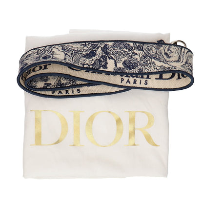 Christian Dior クリスチャンディオール 美品 LADY D-LITE ミディアム トワルドゥジュイ エンブロイダリー 2WAYショルダーバッグ ハンドバッグ