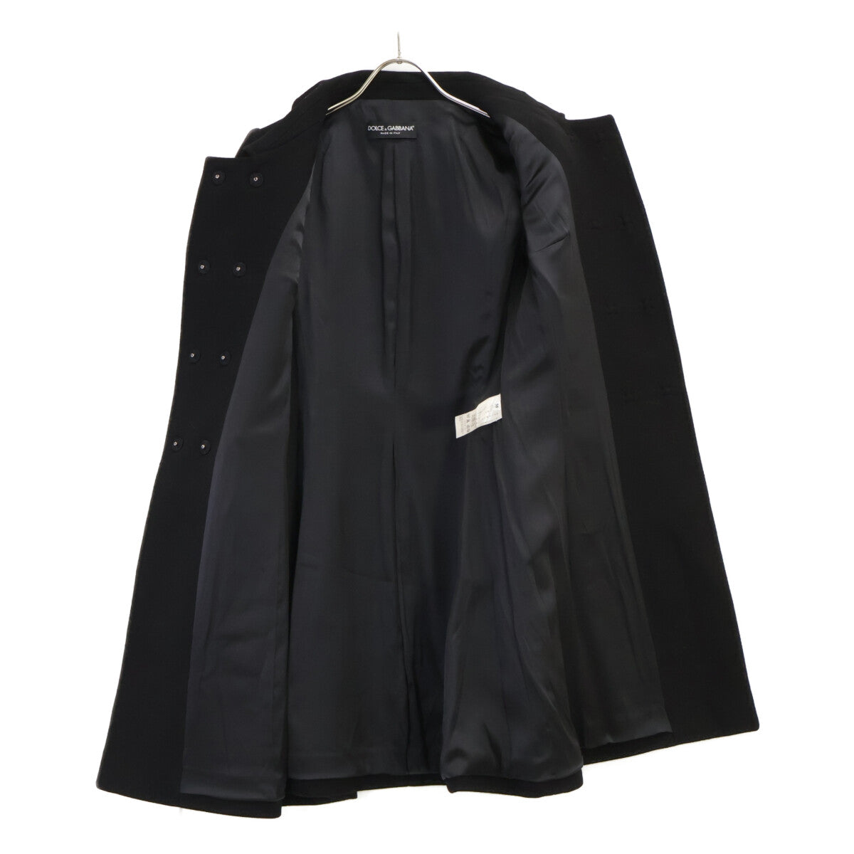 DOLCE&GABBANA ドルチェアンドガッバーナ 【国内正規】F0P23Z FU2TS フラワービジュー ウール ロング コート