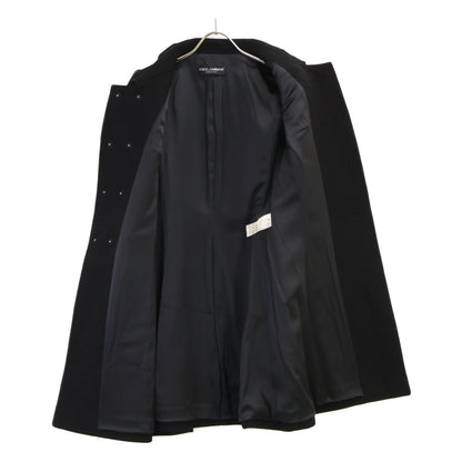 DOLCE&GABBANA ドルチェアンドガッバーナ 【国内正規】F0P23Z FU2TS フラワービジュー ウール ロング コート