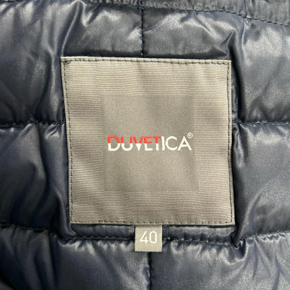 DUVETICA デュベティカ EILISH ネイビー ファー付き レイヤード ダウンジャケット ジャケット
