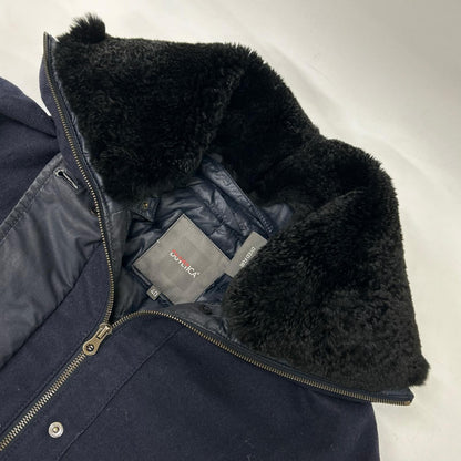 DUVETICA デュベティカ EILISH ネイビー ファー付き レイヤード ダウンジャケット ジャケット