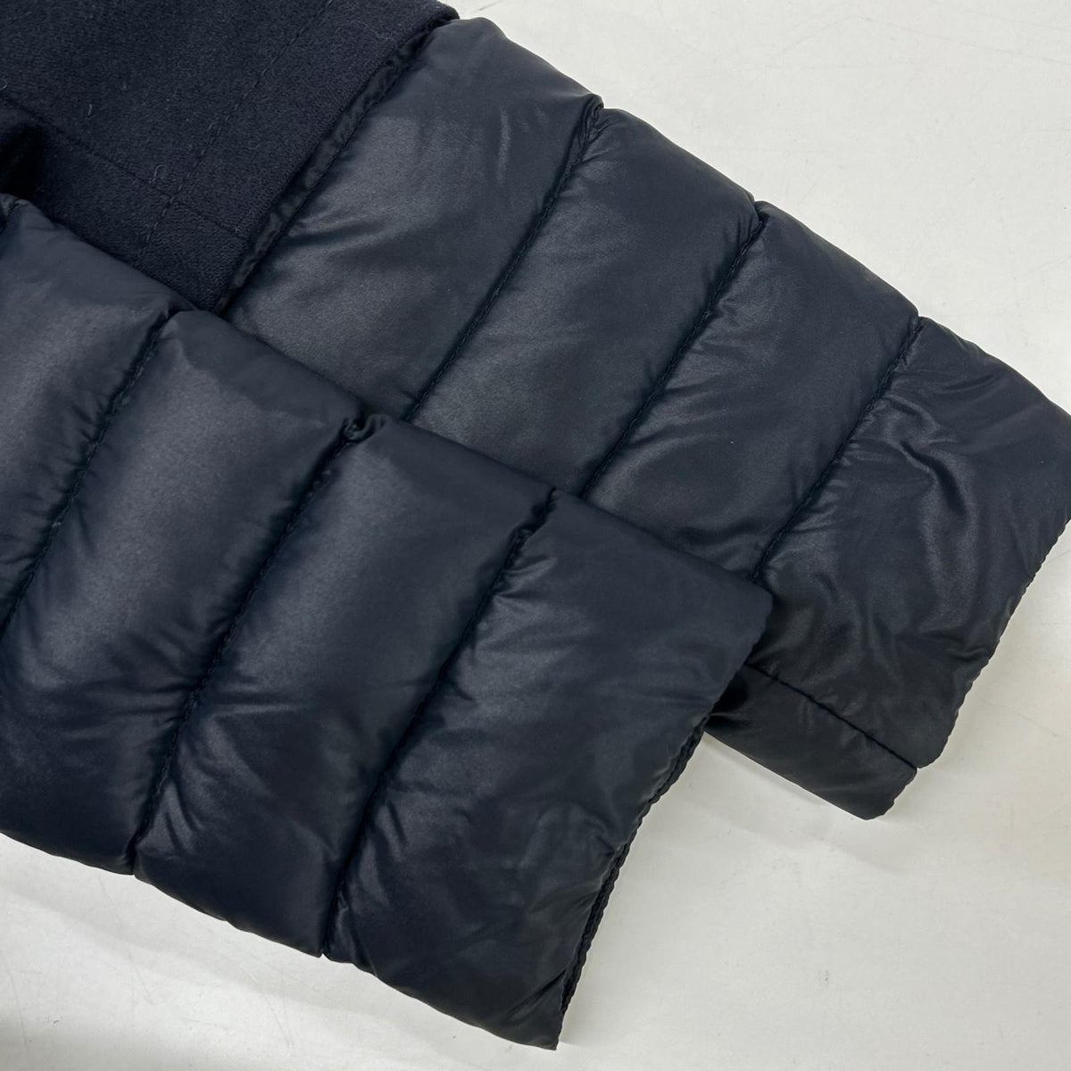 DUVETICA デュベティカ EILISH ネイビー ファー付き レイヤード ダウンジャケット ジャケット