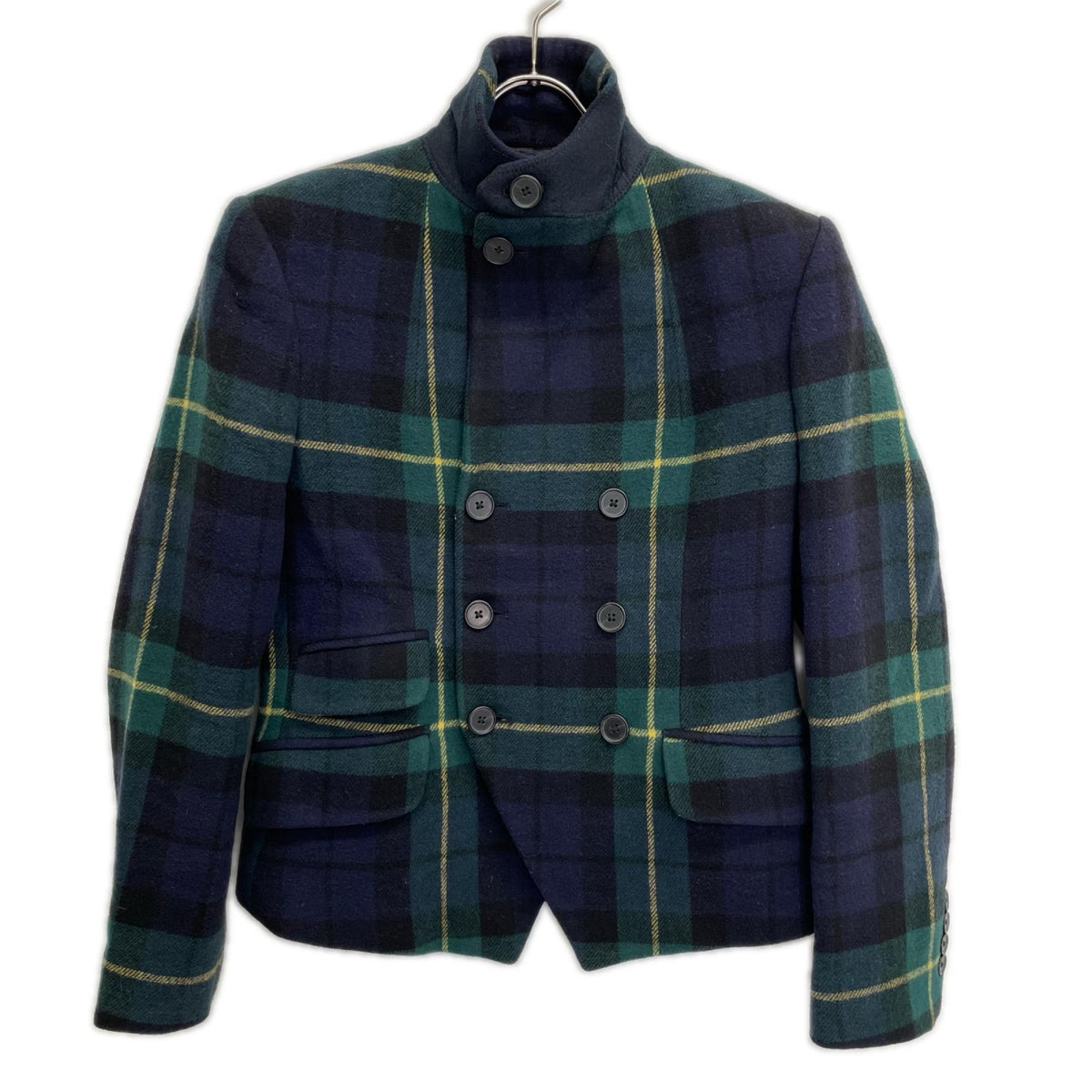POLObyRalphLauren ポロラルフローレン 211765389001 グリーン タータンチェック ダブルブレストジャケット ジャケット