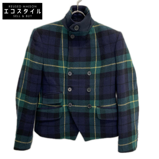 POLObyRalphLauren ポロラルフローレン 211765389001 グリーン タータンチェック ダブルブレストジャケット ジャケット