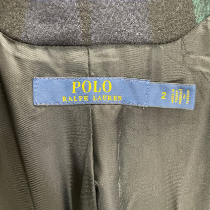POLObyRalphLauren ポロラルフローレン 211765389001 グリーン タータンチェック ダブルブレストジャケット ジャケット