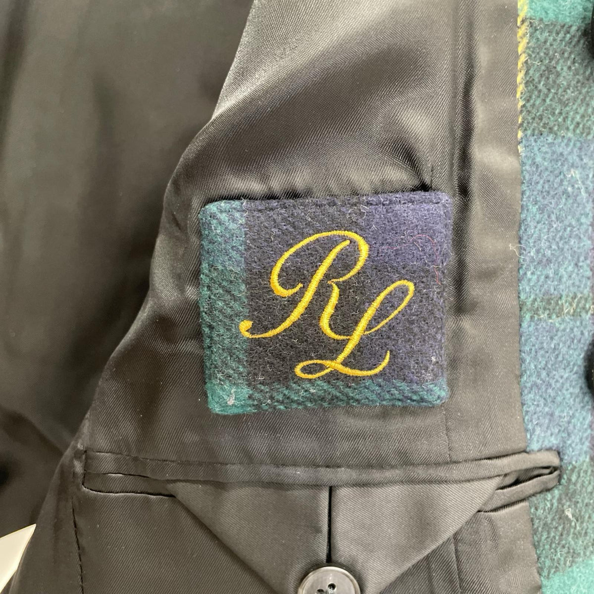 POLObyRalphLauren ポロラルフローレン 211765389001 グリーン タータンチェック ダブルブレストジャケット ジャケット