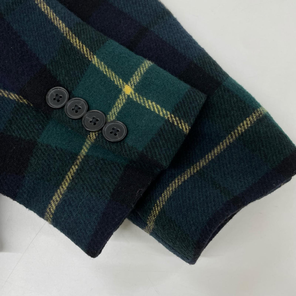 POLObyRalphLauren ポロラルフローレン 211765389001 グリーン タータンチェック ダブルブレストジャケット ジャケット