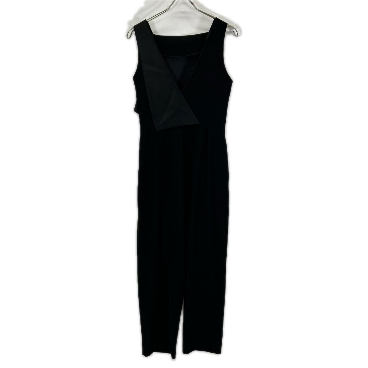EMPORIOARMANI エンポリオアルマーニ 3H2D61 2NWAZ ブラック バックオープン サロペット オーバーオール オールインワン