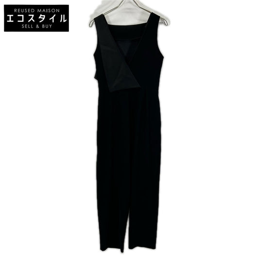 EMPORIOARMANI エンポリオアルマーニ 3H2D61 2NWAZ ブラック バックオープン サロペット オーバーオール オールインワン